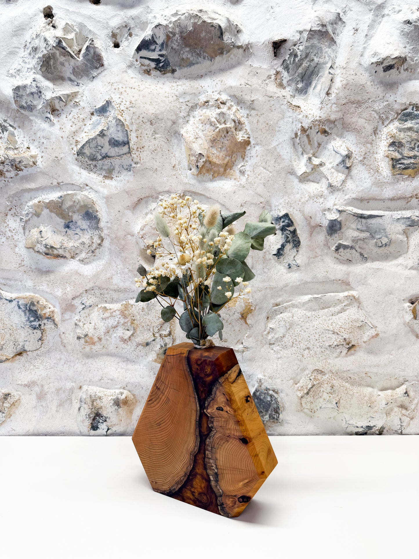 Vase en bois d'If - Ambre